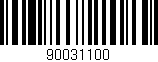 Código de barras (EAN, GTIN, SKU, ISBN): '90031100'