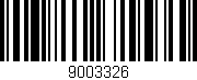 Código de barras (EAN, GTIN, SKU, ISBN): '9003326'