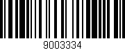 Código de barras (EAN, GTIN, SKU, ISBN): '9003334'