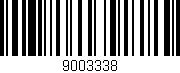Código de barras (EAN, GTIN, SKU, ISBN): '9003338'