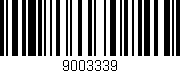 Código de barras (EAN, GTIN, SKU, ISBN): '9003339'