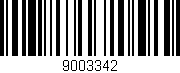 Código de barras (EAN, GTIN, SKU, ISBN): '9003342'