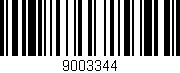 Código de barras (EAN, GTIN, SKU, ISBN): '9003344'