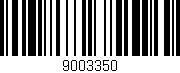 Código de barras (EAN, GTIN, SKU, ISBN): '9003350'