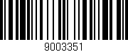 Código de barras (EAN, GTIN, SKU, ISBN): '9003351'