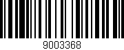 Código de barras (EAN, GTIN, SKU, ISBN): '9003368'