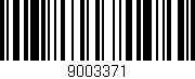 Código de barras (EAN, GTIN, SKU, ISBN): '9003371'