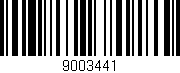 Código de barras (EAN, GTIN, SKU, ISBN): '9003441'