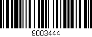 Código de barras (EAN, GTIN, SKU, ISBN): '9003444'
