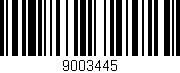 Código de barras (EAN, GTIN, SKU, ISBN): '9003445'