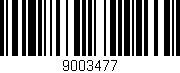 Código de barras (EAN, GTIN, SKU, ISBN): '9003477'