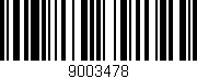 Código de barras (EAN, GTIN, SKU, ISBN): '9003478'