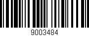 Código de barras (EAN, GTIN, SKU, ISBN): '9003484'