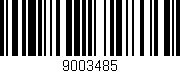 Código de barras (EAN, GTIN, SKU, ISBN): '9003485'