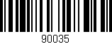 Código de barras (EAN, GTIN, SKU, ISBN): '90035'