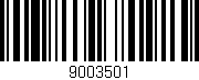 Código de barras (EAN, GTIN, SKU, ISBN): '9003501'
