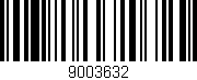 Código de barras (EAN, GTIN, SKU, ISBN): '9003632'