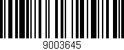 Código de barras (EAN, GTIN, SKU, ISBN): '9003645'