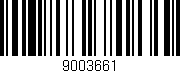 Código de barras (EAN, GTIN, SKU, ISBN): '9003661'
