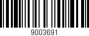 Código de barras (EAN, GTIN, SKU, ISBN): '9003691'