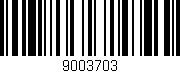 Código de barras (EAN, GTIN, SKU, ISBN): '9003703'