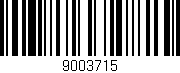 Código de barras (EAN, GTIN, SKU, ISBN): '9003715'