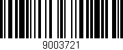 Código de barras (EAN, GTIN, SKU, ISBN): '9003721'