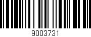 Código de barras (EAN, GTIN, SKU, ISBN): '9003731'