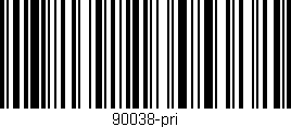 Código de barras (EAN, GTIN, SKU, ISBN): '90038-pri'