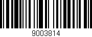 Código de barras (EAN, GTIN, SKU, ISBN): '9003814'