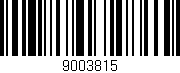 Código de barras (EAN, GTIN, SKU, ISBN): '9003815'