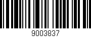 Código de barras (EAN, GTIN, SKU, ISBN): '9003837'