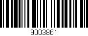 Código de barras (EAN, GTIN, SKU, ISBN): '9003861'