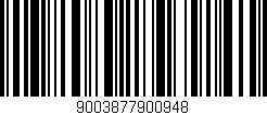 Código de barras (EAN, GTIN, SKU, ISBN): '9003877900948'