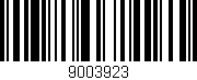 Código de barras (EAN, GTIN, SKU, ISBN): '9003923'