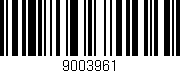 Código de barras (EAN, GTIN, SKU, ISBN): '9003961'