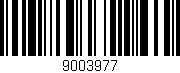 Código de barras (EAN, GTIN, SKU, ISBN): '9003977'