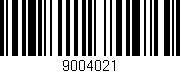 Código de barras (EAN, GTIN, SKU, ISBN): '9004021'
