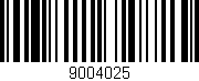 Código de barras (EAN, GTIN, SKU, ISBN): '9004025'