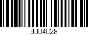 Código de barras (EAN, GTIN, SKU, ISBN): '9004028'