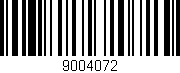 Código de barras (EAN, GTIN, SKU, ISBN): '9004072'