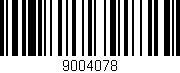 Código de barras (EAN, GTIN, SKU, ISBN): '9004078'