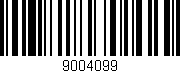 Código de barras (EAN, GTIN, SKU, ISBN): '9004099'