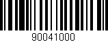 Código de barras (EAN, GTIN, SKU, ISBN): '90041000'
