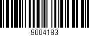 Código de barras (EAN, GTIN, SKU, ISBN): '9004183'