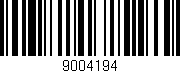 Código de barras (EAN, GTIN, SKU, ISBN): '9004194'
