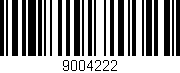 Código de barras (EAN, GTIN, SKU, ISBN): '9004222'