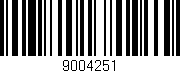 Código de barras (EAN, GTIN, SKU, ISBN): '9004251'