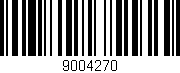 Código de barras (EAN, GTIN, SKU, ISBN): '9004270'