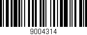 Código de barras (EAN, GTIN, SKU, ISBN): '9004314'